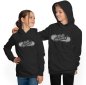 Preview: Skater Hoodie Kids Hooded Sweater - Skateboard with Skateboarding Lettering i539